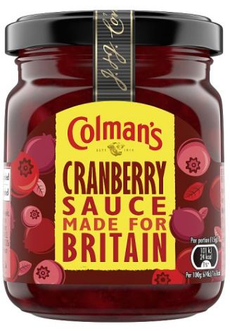 Colmans Sauce Cranberry 8 x 165g